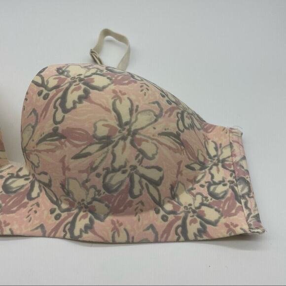 Vince Camuto Wire Free Floral Print Bra - Picture 3 of 10